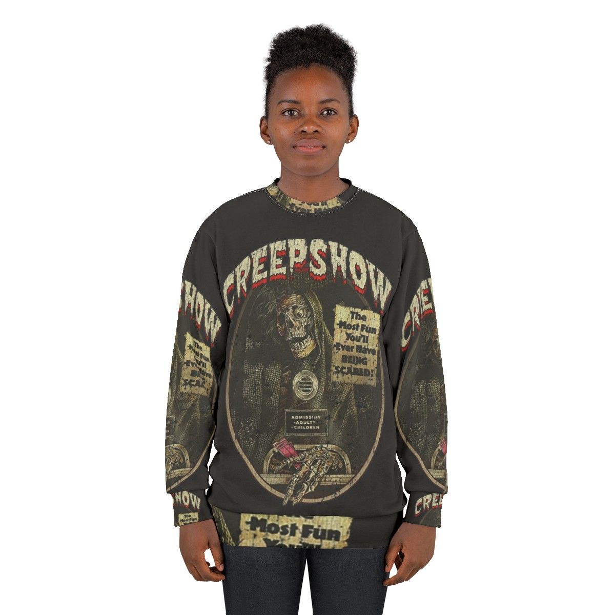 Creepshow (1982) vintage horror movie themed sweatshirt - women