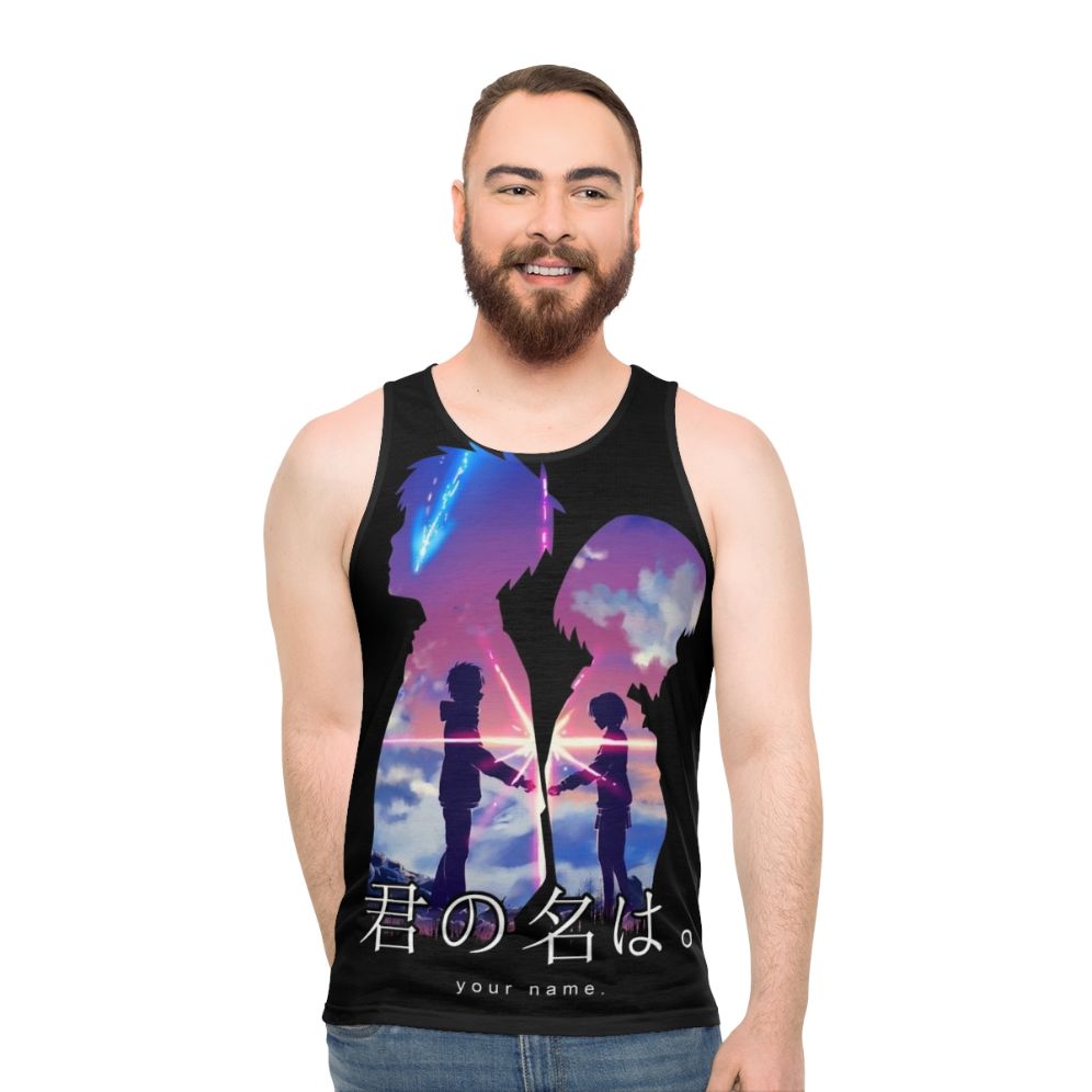 Your Name Unisex Anime Tank Top - men