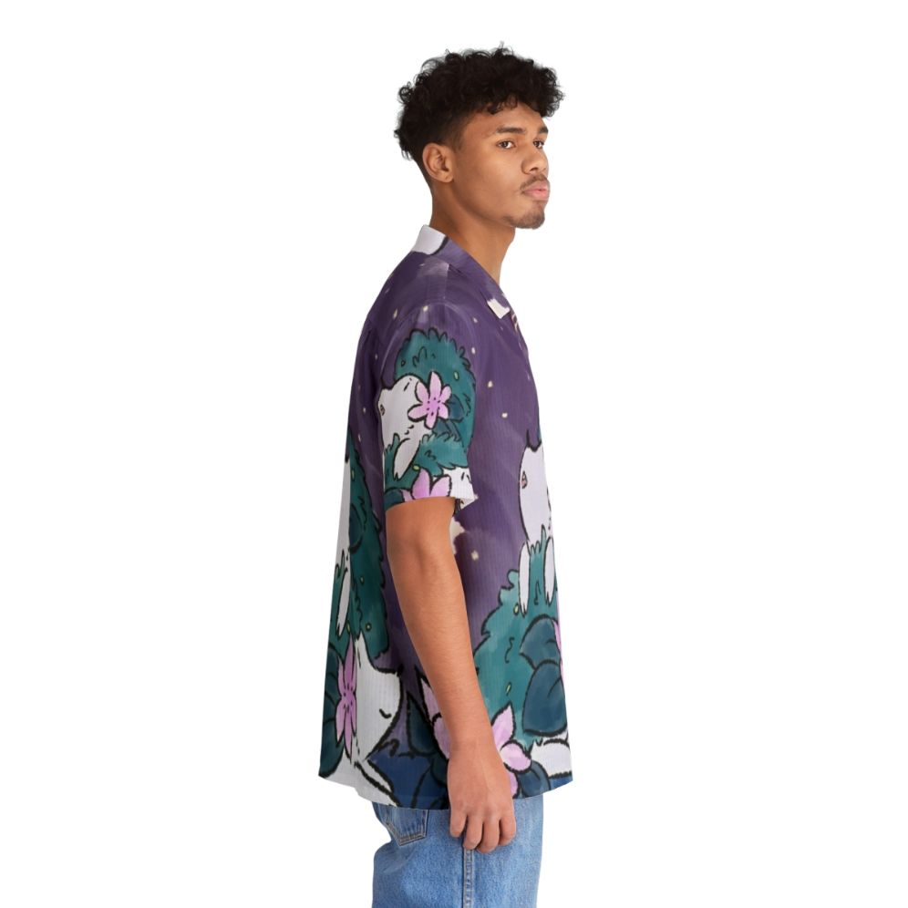 Shaymin Hawaiian Shirt with Hedgehog Design - People Pight