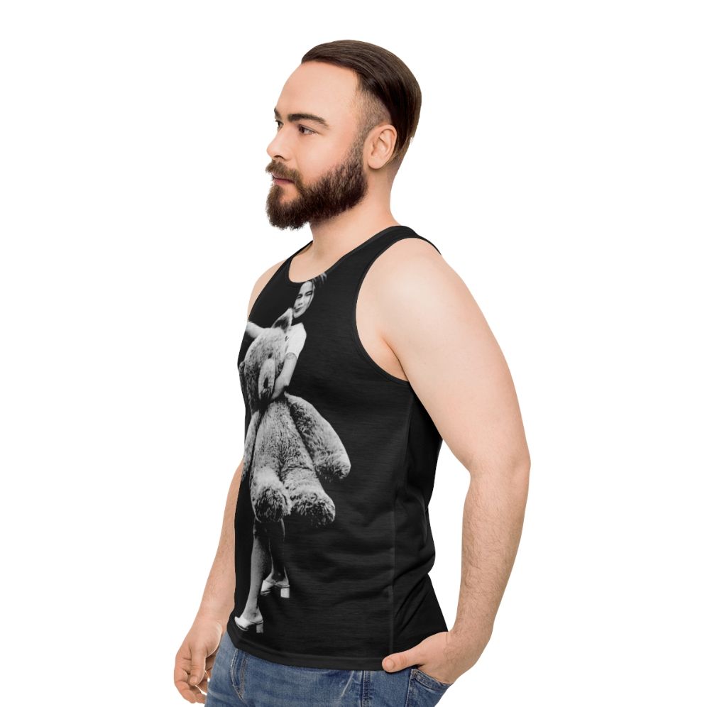 Bjork Teddy Bear Unisex Tank Top - men side