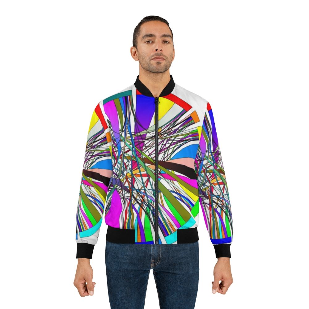 TWOW data visualization bomber jacket - Lifestyle