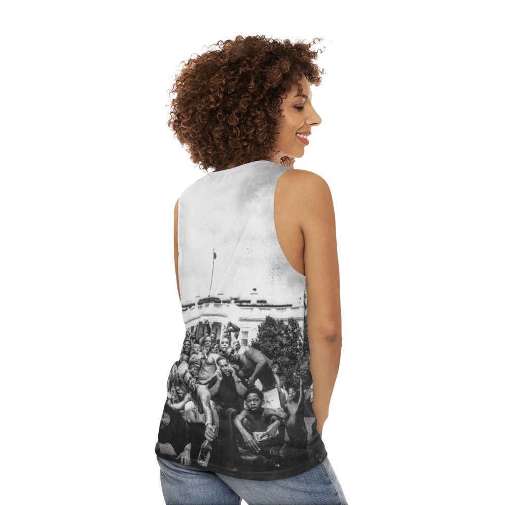 Kendrick Lamar 'To Pimp a Butterfly' unisex tank top - women back