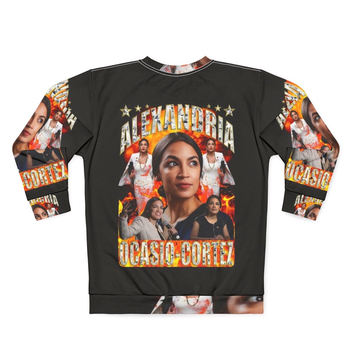 AOC Sweatshirt featuring Alexandria Ocasio Cortez - Back