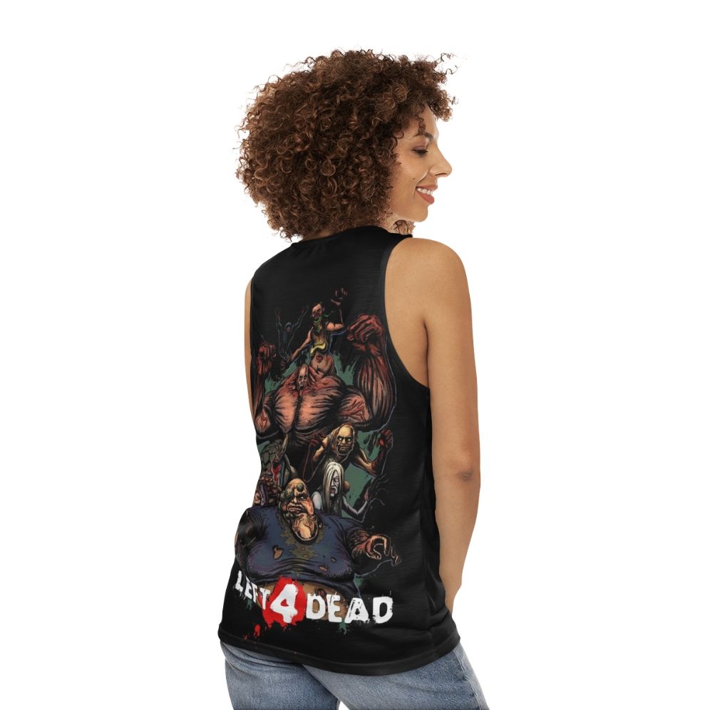 Valve Zombie Simulator Unisex Tank Top - women back