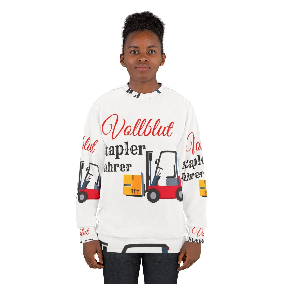 Thoroughbred Forklift Driver Sweatshirt - women