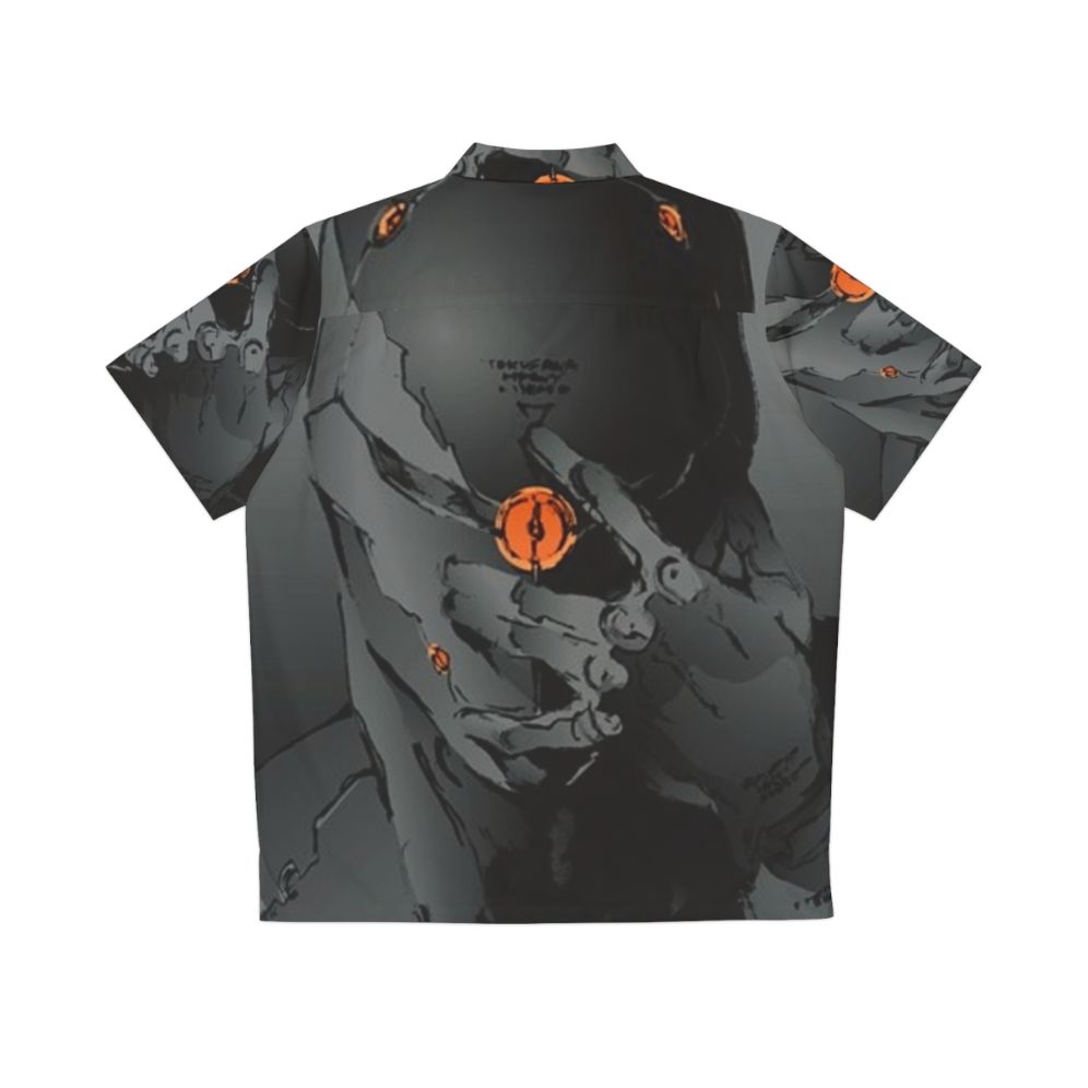 Gray Fox Hawaiian Shirt for Gamers and Metal Gear Fans - Back