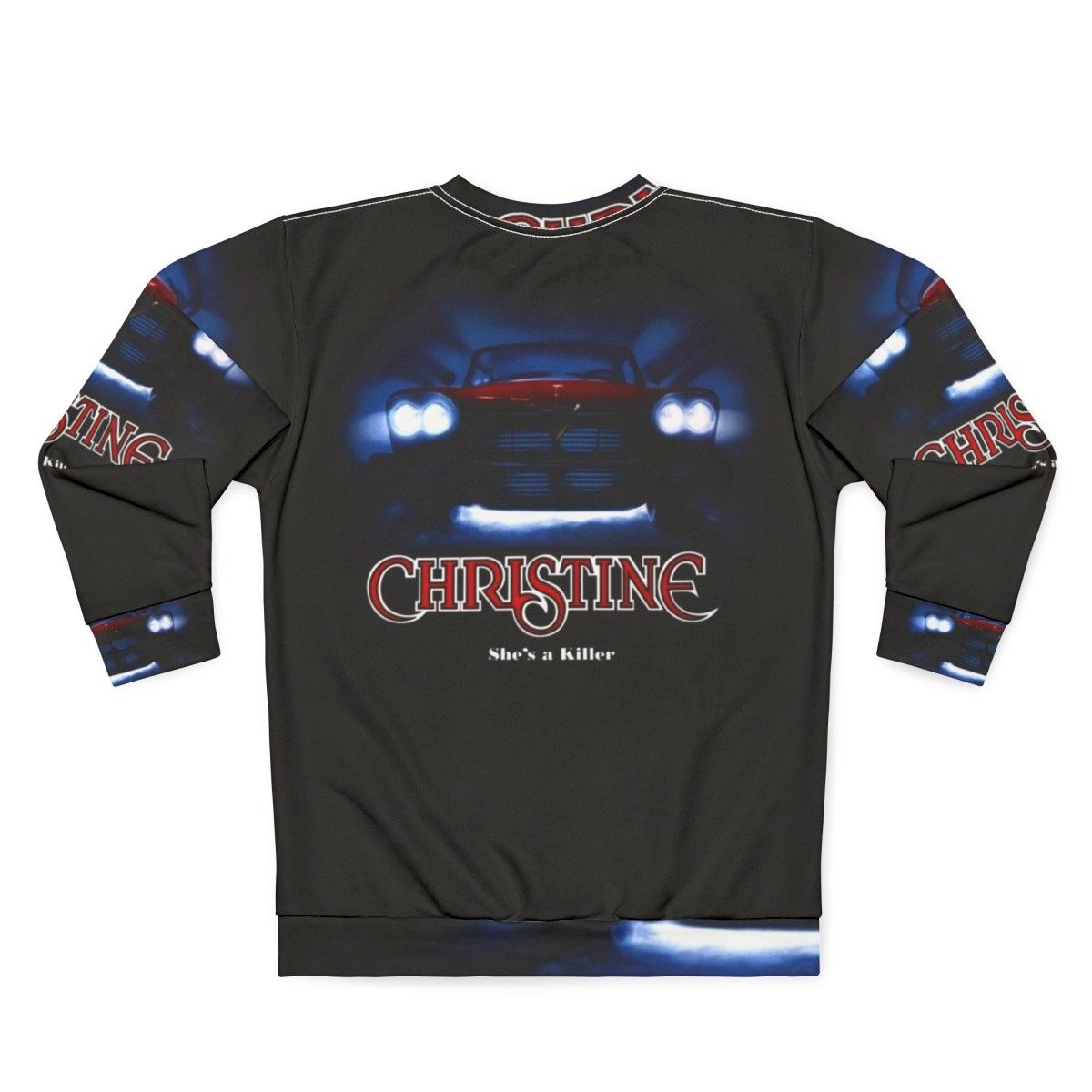 Awesome Christine movie car sweatshirt - Back