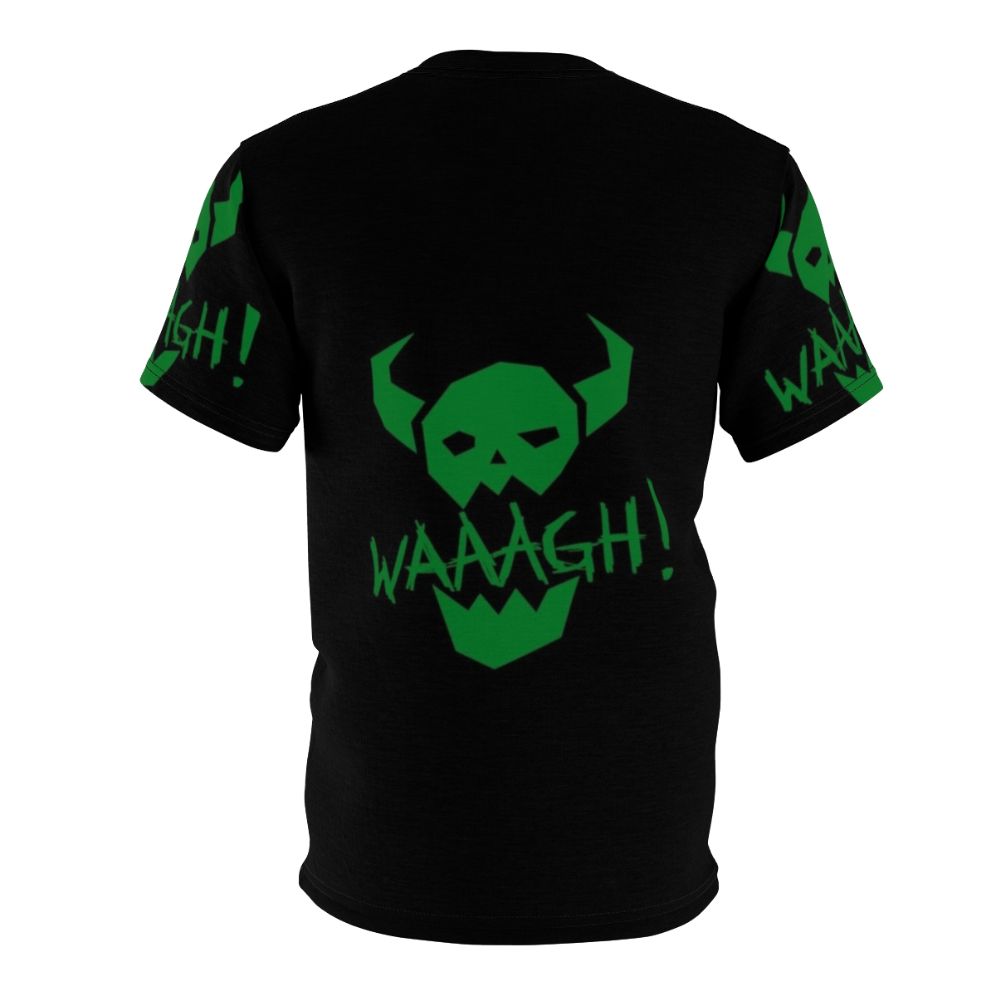 Ork inspired t-shirt with fantasy art design for tabletop gaming enthusiasts - Back