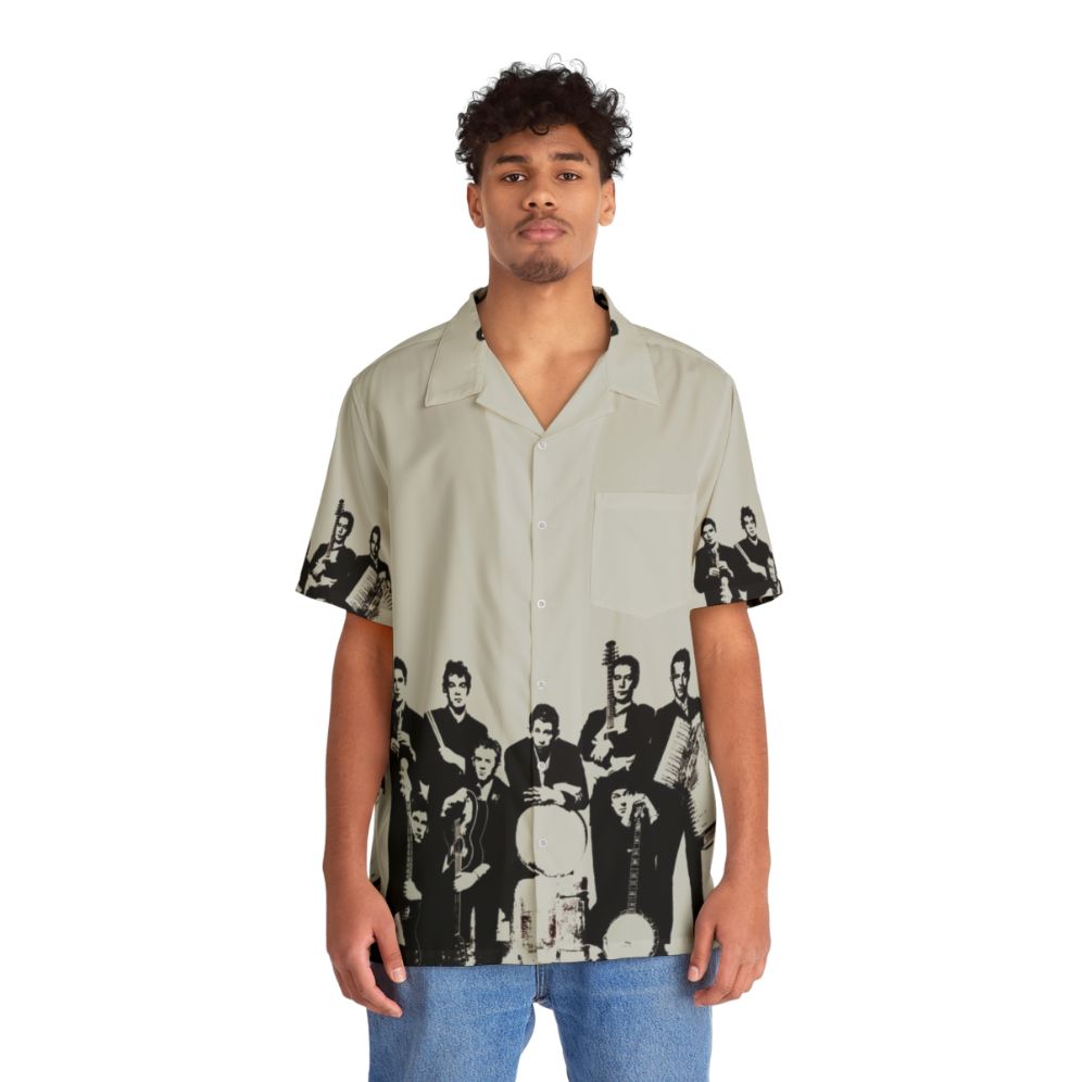 The Pogues 'If I Should Fall From Grace With God' Irish Punk Hawaiian Shirt - People Front