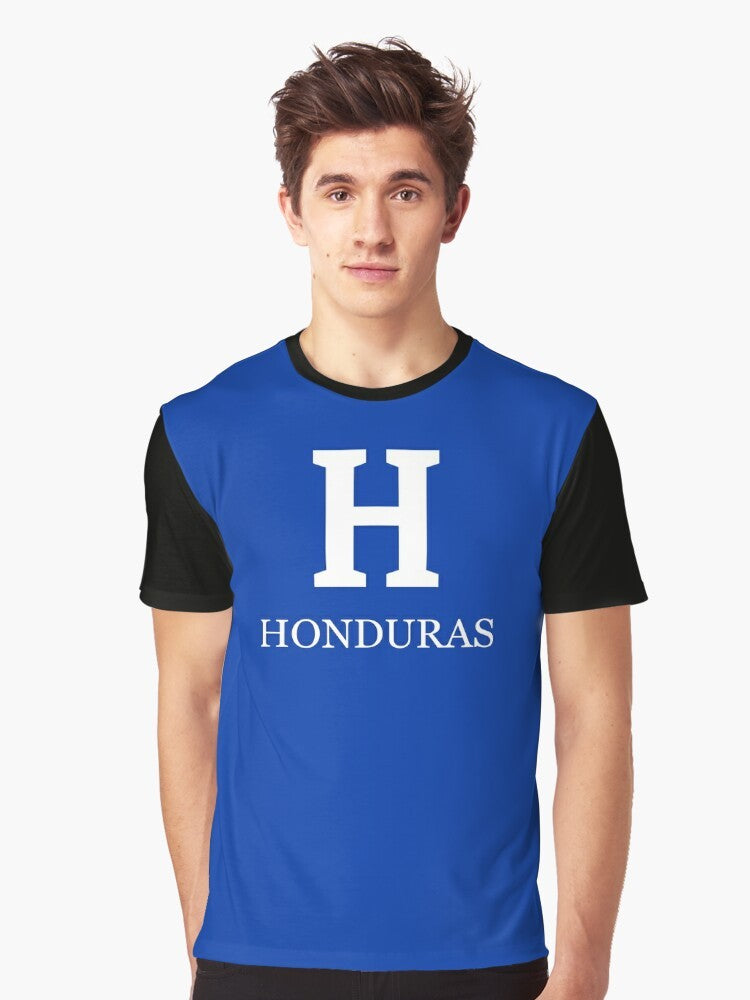 Honduras Honduran Football National Team White Graphic T-Shirt - Men