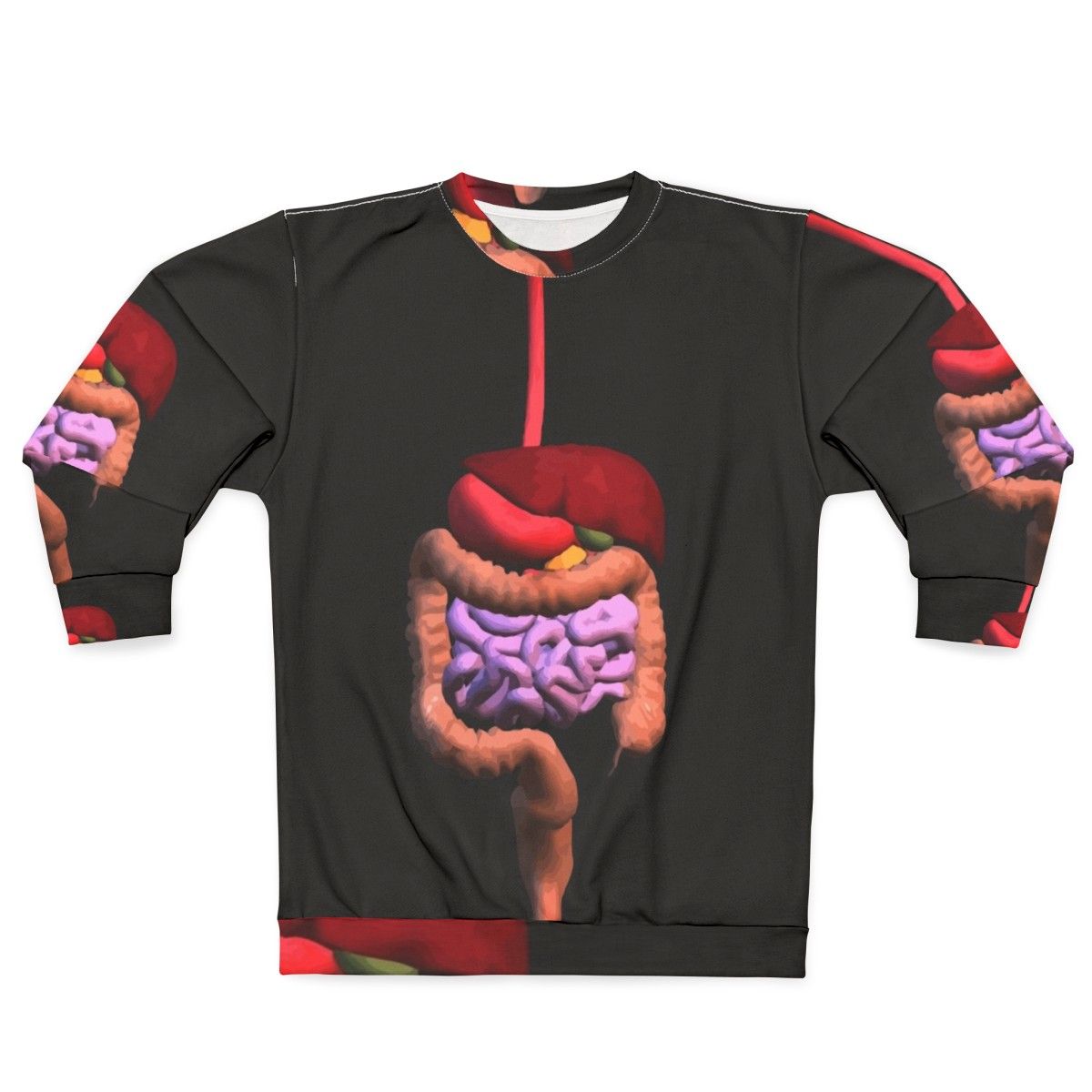 Digestive System Anatomy Sweatshirt for Medical Students