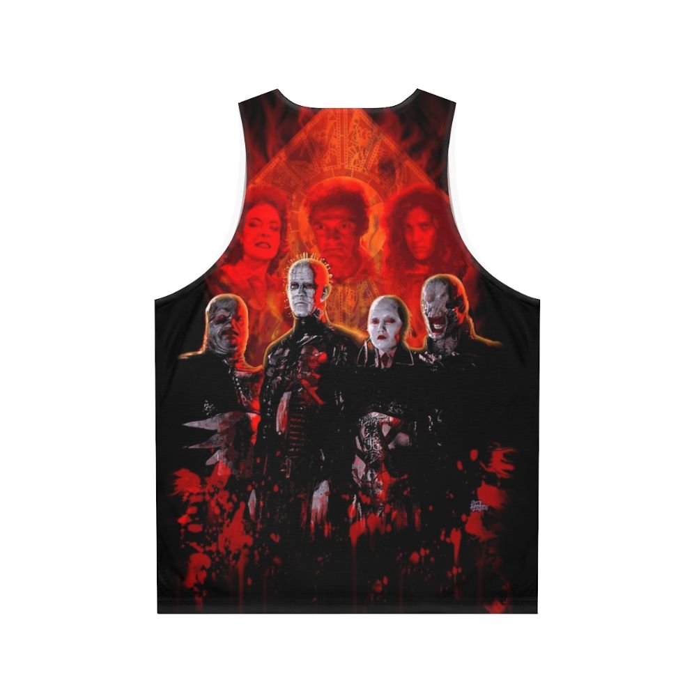 Cenobites Pinhead Puzzle Box Unisex Horror Movie Tank Top - Back