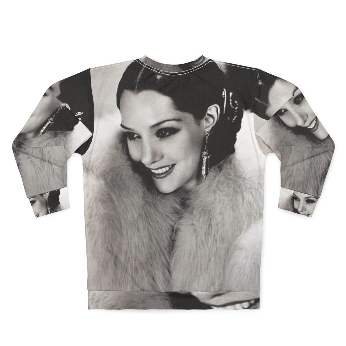 Lupe Velez Vintage Actress Sweatshirt - Back