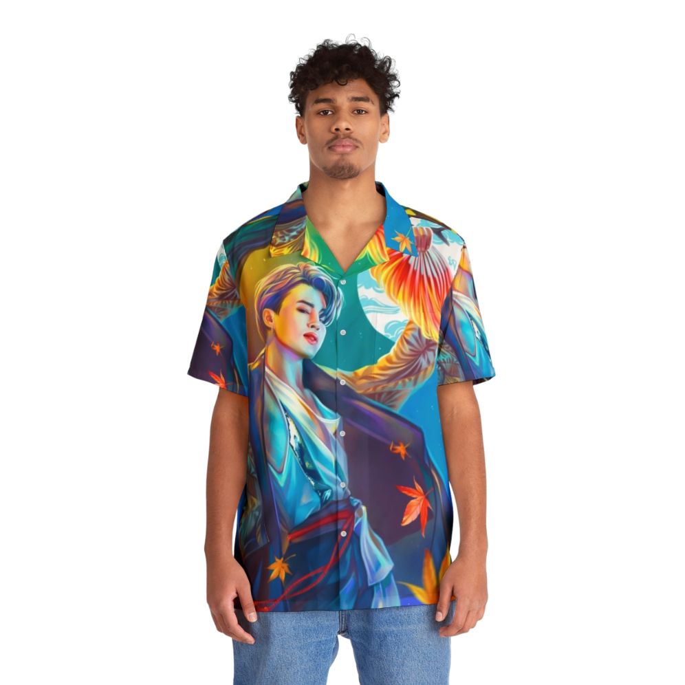 Jimin Inspired Idol Hawaiian Shirt - People Front