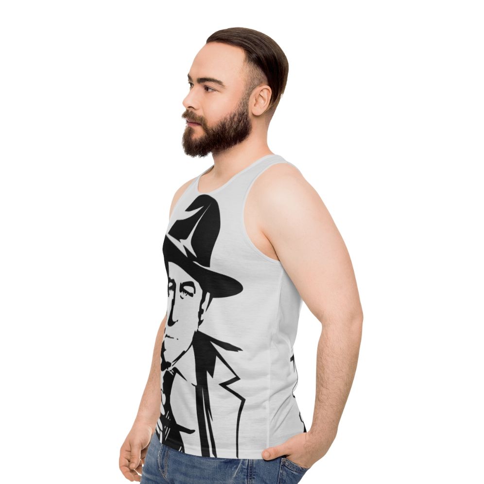 Detective Inspired Unisex Tank Top - men side