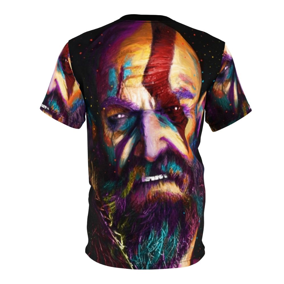 Kratos Inspired God of War Themed T-shirt Design - Back