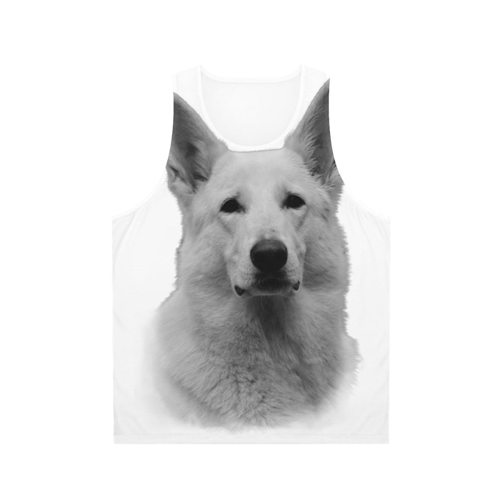 White German Shepherd Unisex Tank Top