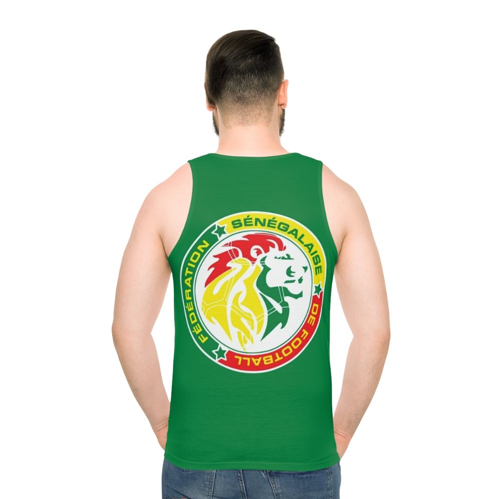 Senegalese Football Team Unisex Tank Top - men back