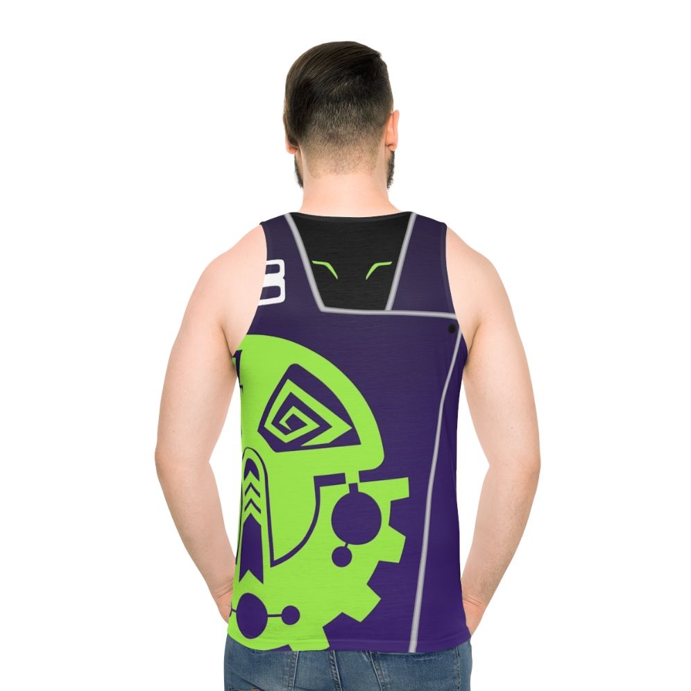 Hot Wheels World Race Vert Wheeler Cosplay Unisex Tank Top - men back