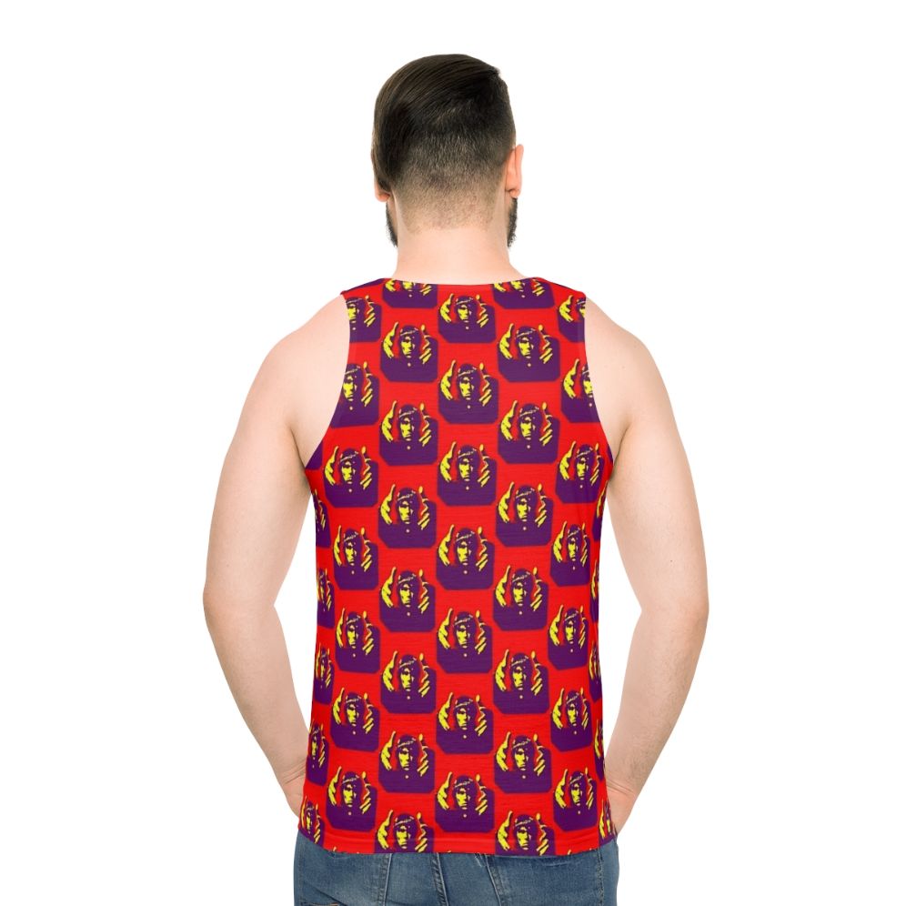 King Monkey unisex music fan tank top - men back