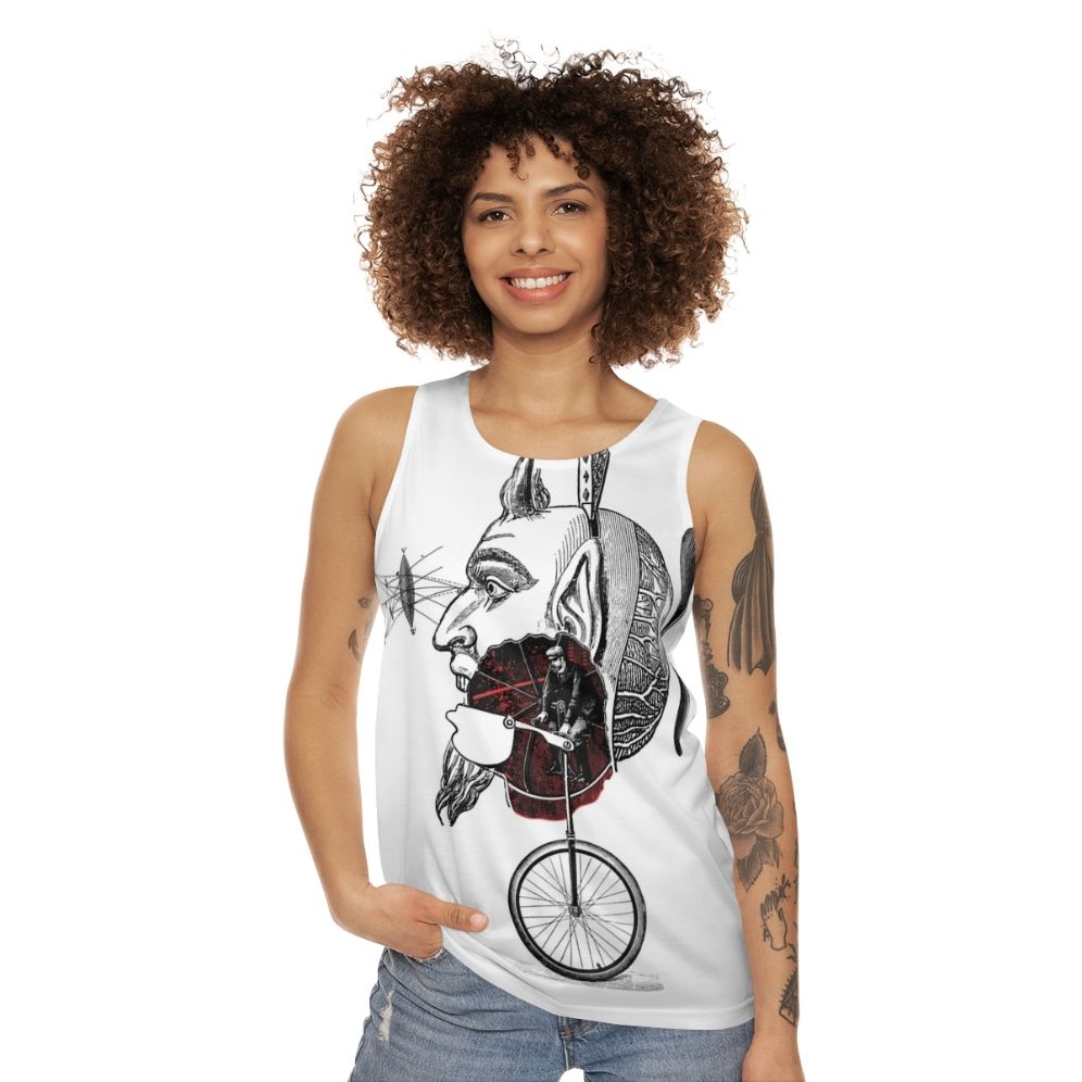 Gothic Occult Metal Unisex Tank Top - women