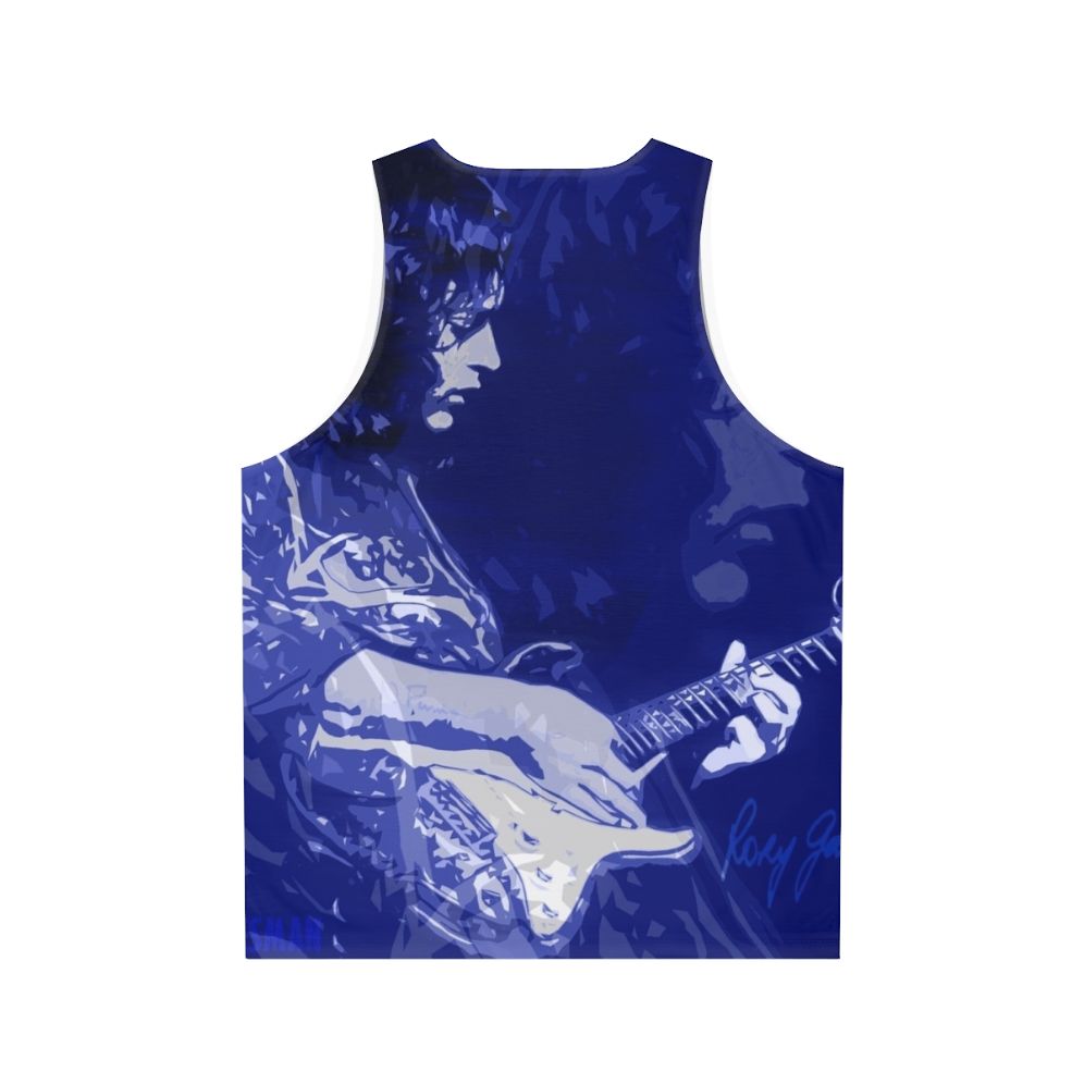 Rory Gallagher Blues Musician Unisex Tank Top - Back