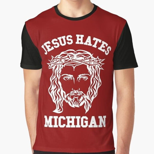 Michigan Jesus Graphic T-Shirt