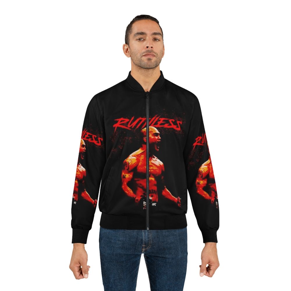 Ruthless Robbie Lawler UFC MMA Fighter Bomber Jacket - Lifestyle