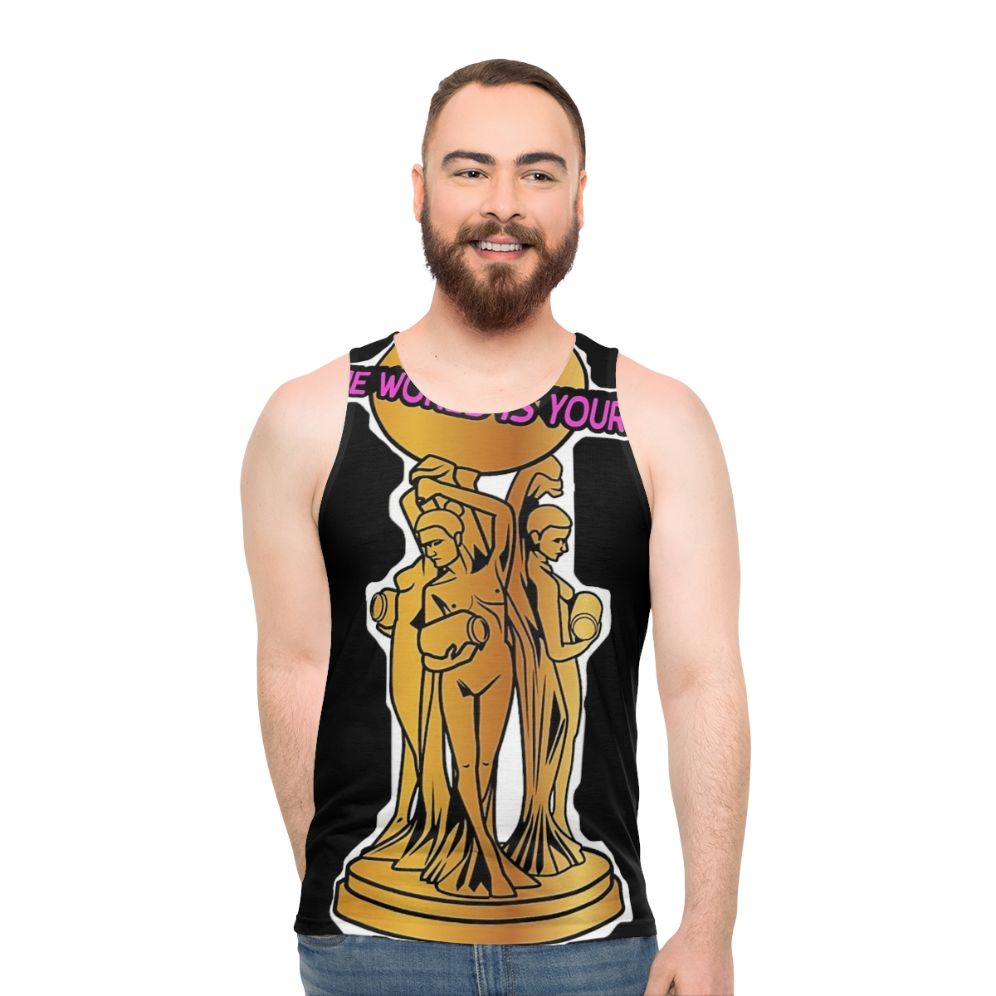 Vintage Scarface Hip Hop Unisex Tank Top - men