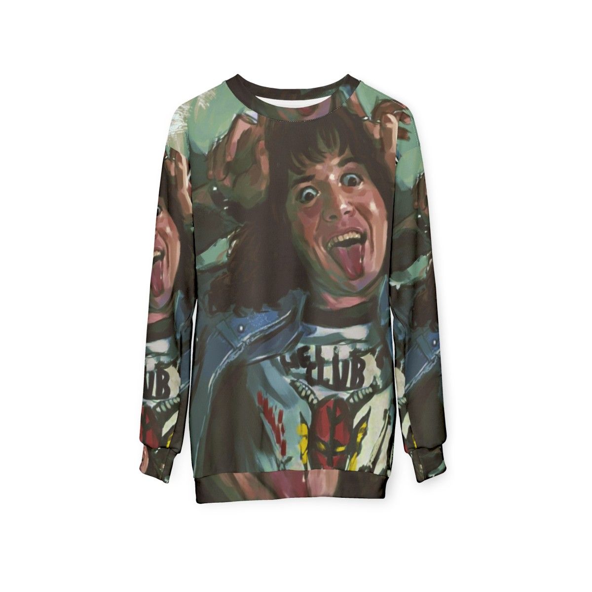 Eddie Munson Portrait Sweatshirt - hanging