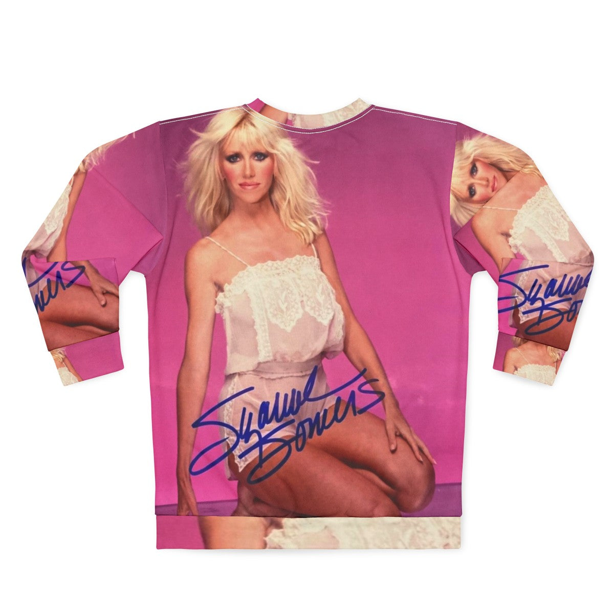 Autographed Suzanne Somers Vintage Sweatshirt - Back