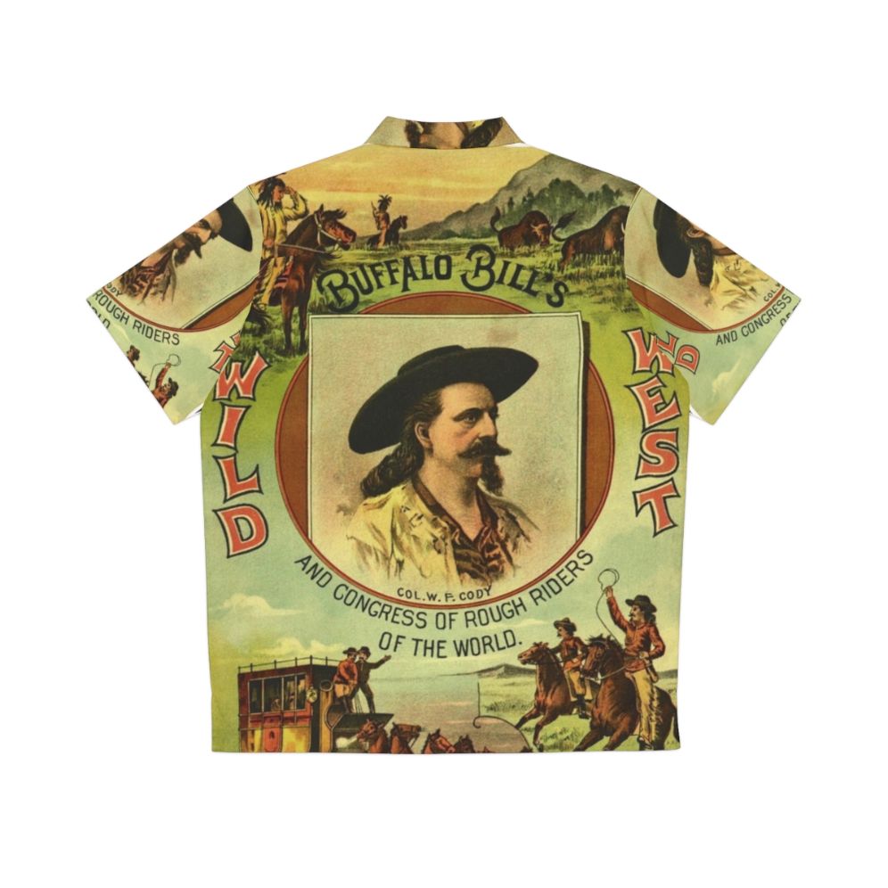 Vintage Hawaiian Shirt featuring Buffalo Bill and the Wild West Show - Back