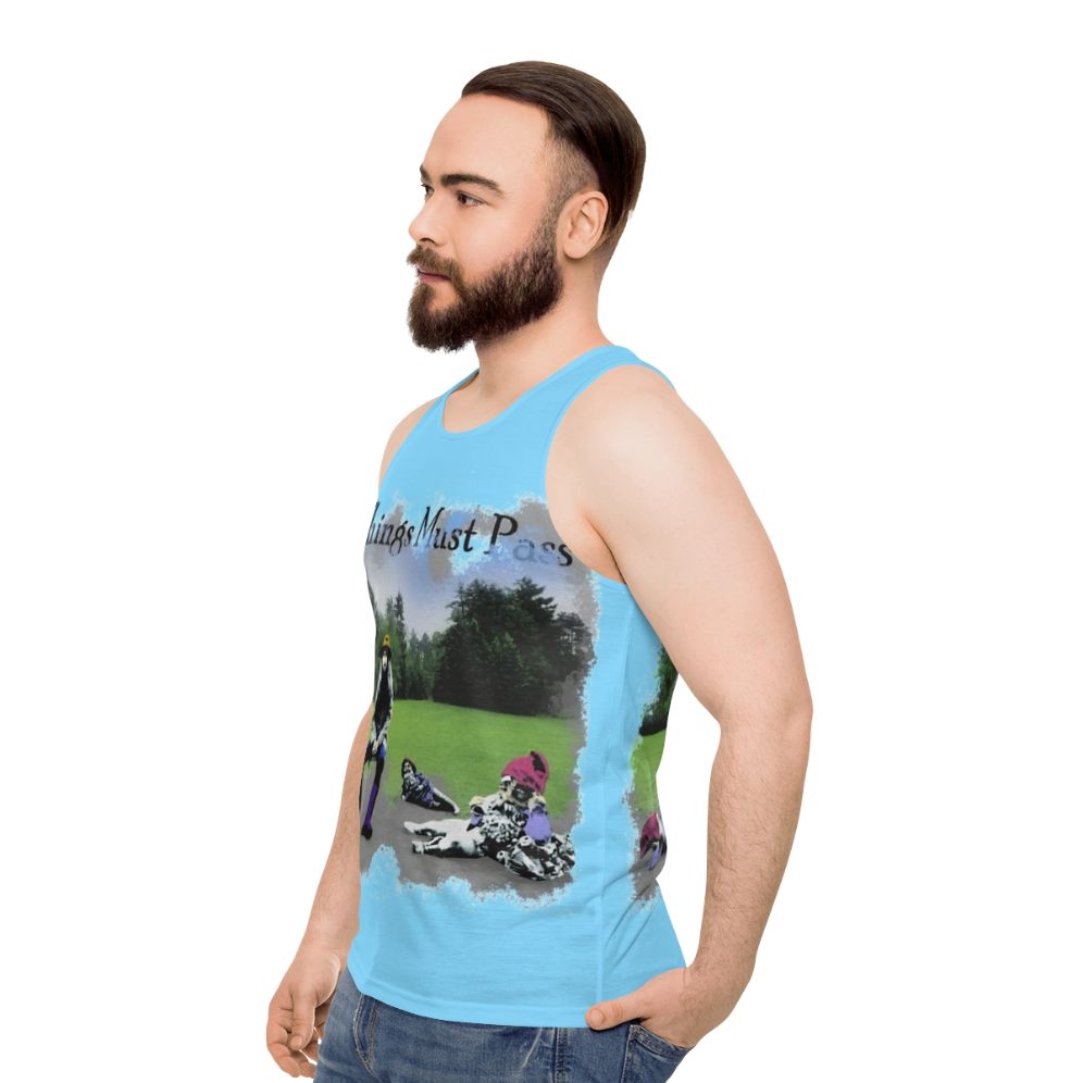 George Harrison "All Things Must Pass" Unisex Tank Top - men side