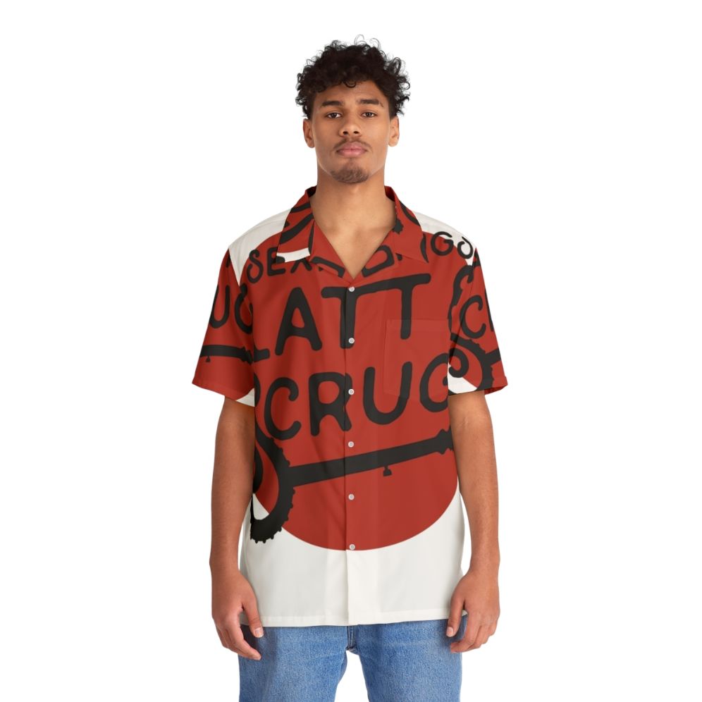 Bluegrass Hawaiian Shirt with Flatt Scruggs and Sex Drugs - People Front