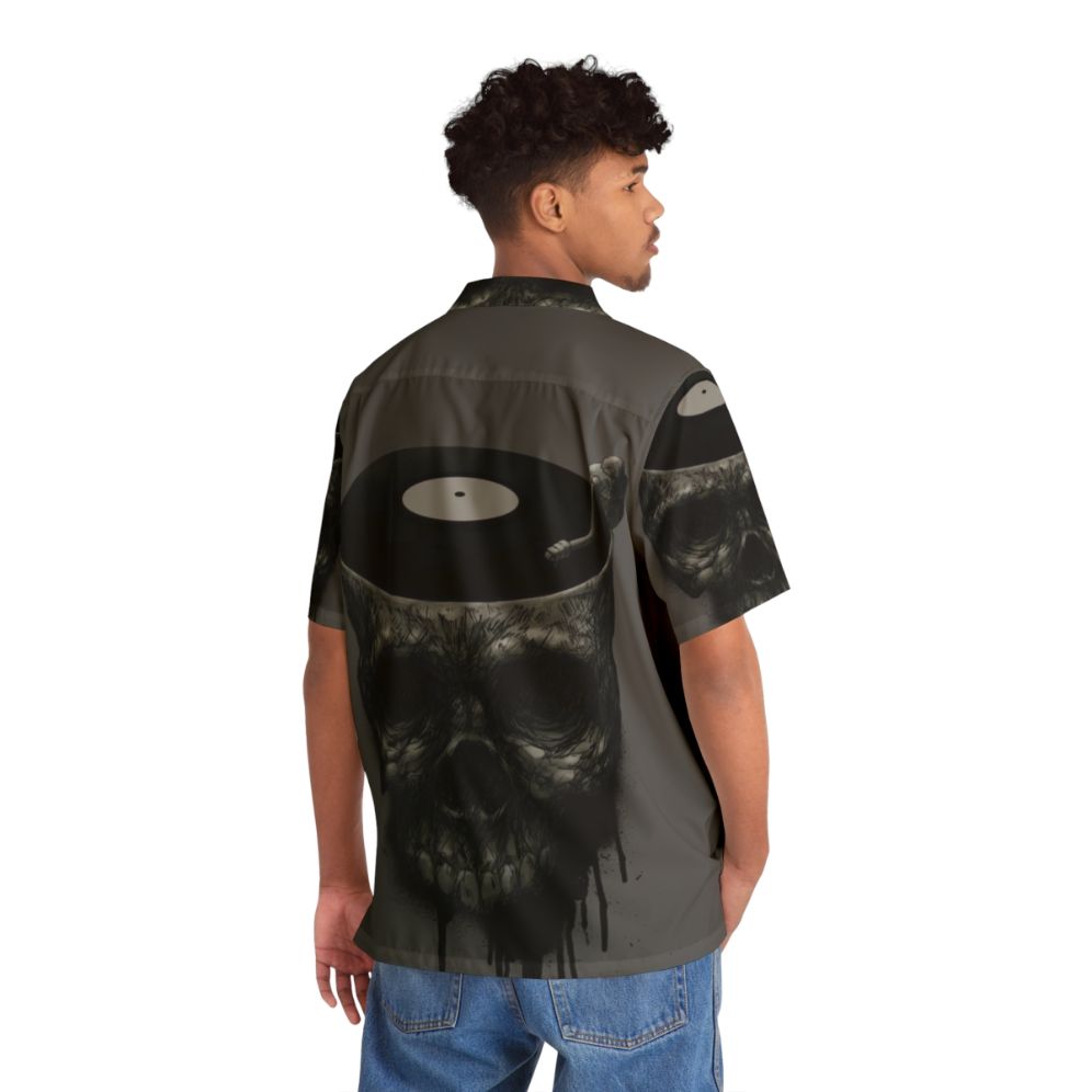 Haunting Last Dance Hawaiian Shirt with Surreal Grunge Design - People Back