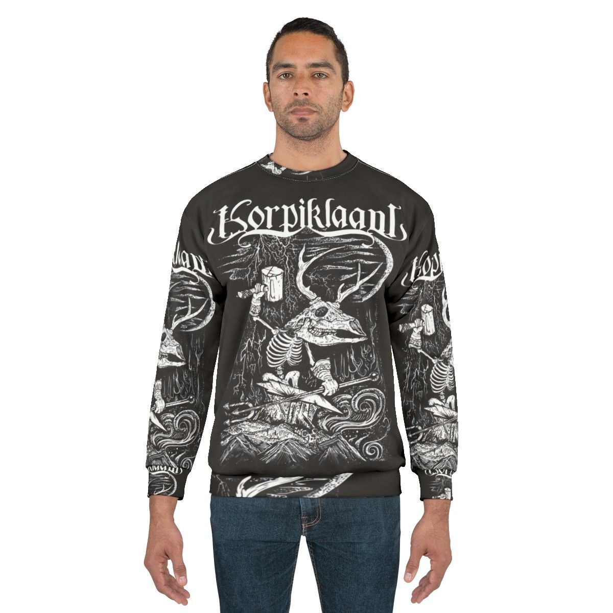 Korpiklaani Vanno Rauta Tapporauta folk metal band sweatshirt - men