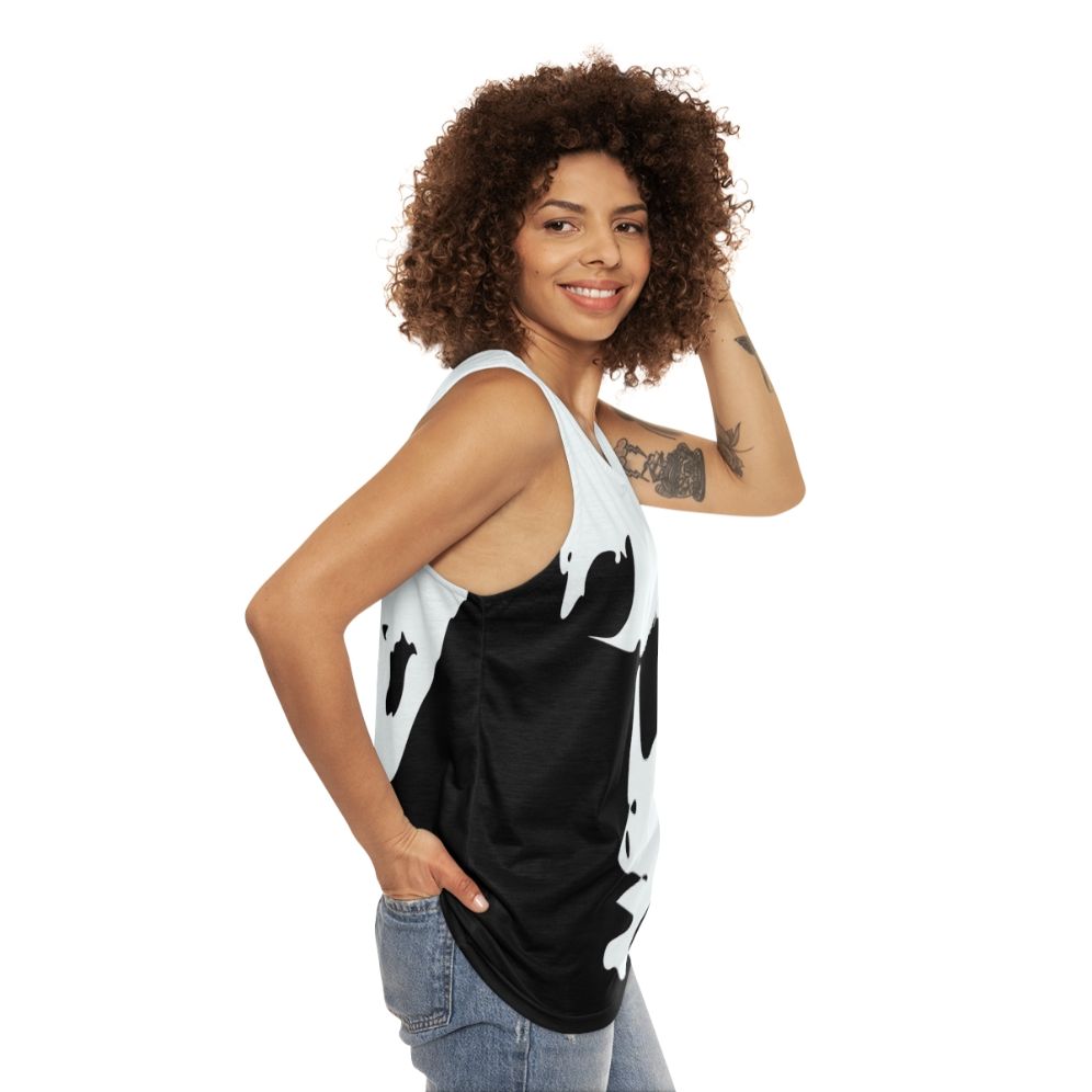 Warhol Unisex Pop Art Tank Top - women side