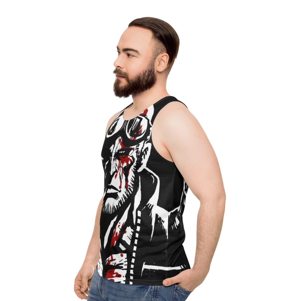 Sin City Comic Book Style Unisex Tank Top - men side