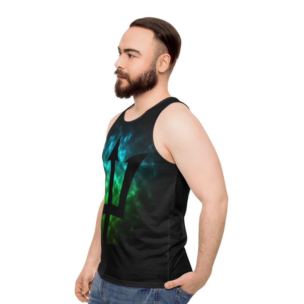 Trident Poseidon Percy Jackson Unisex Tank Top - men side