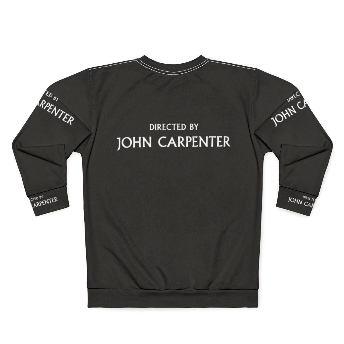 Directed By John Carpenter Cult Movie Sweatshirt - Back