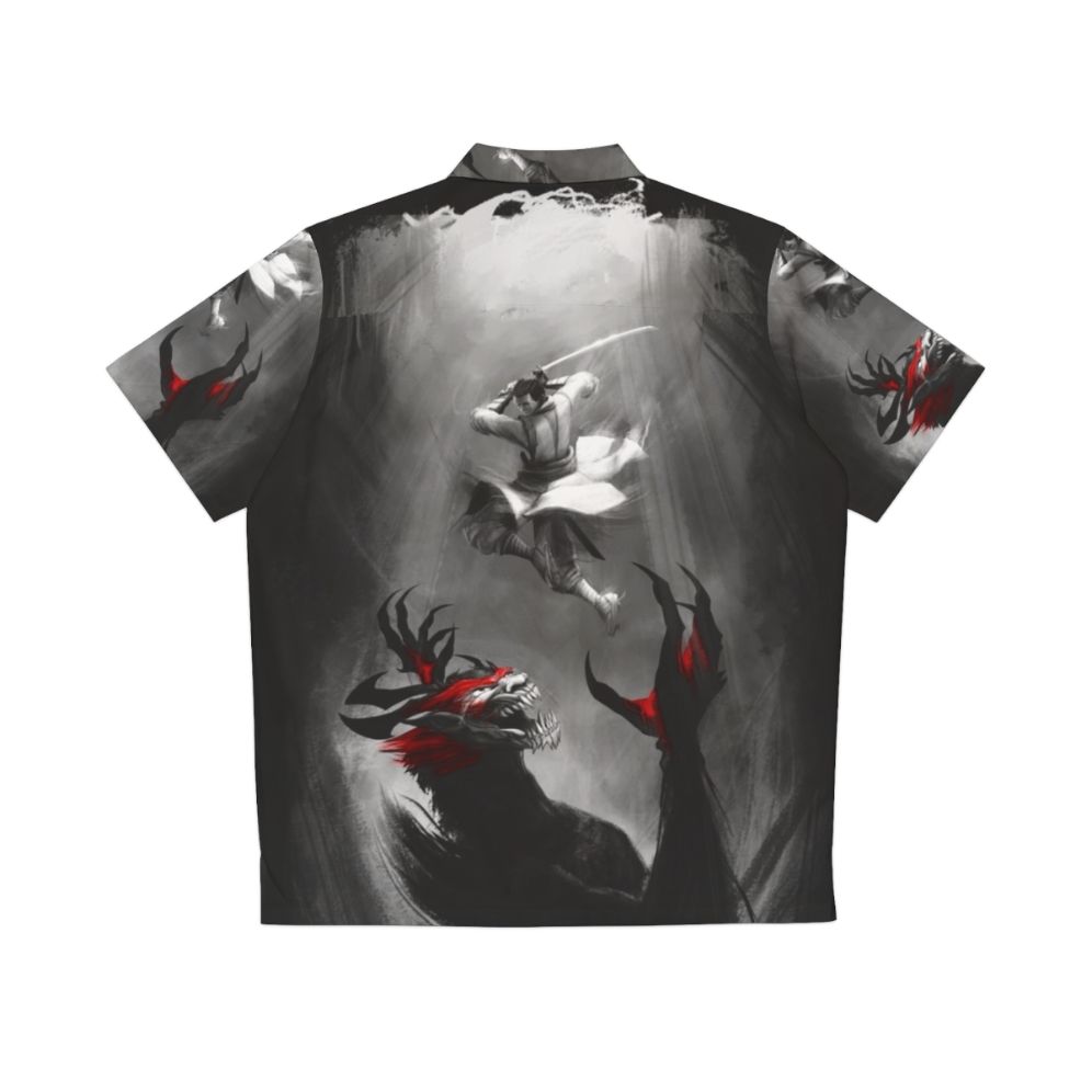 Samurai Jack Demon Showdown Hawaiian Shirt - Back