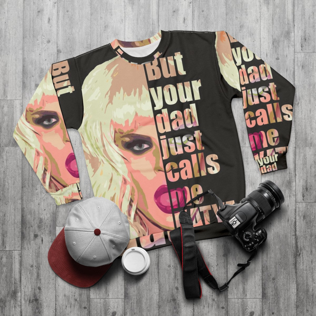 Yakaterina Petrovna Zamolodchikova Drag Queen Sweatshirt - flat lay