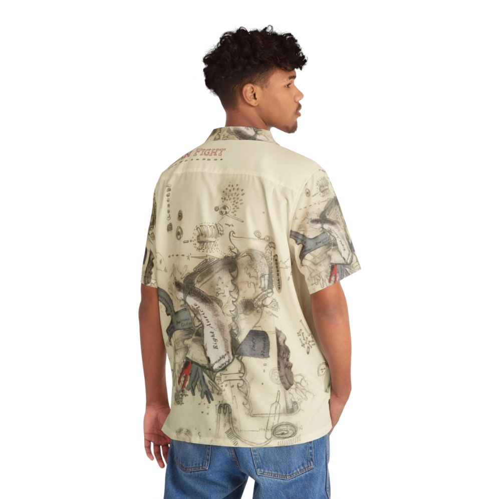 Retro music-inspired oversized Hawaiian shirt - People Back