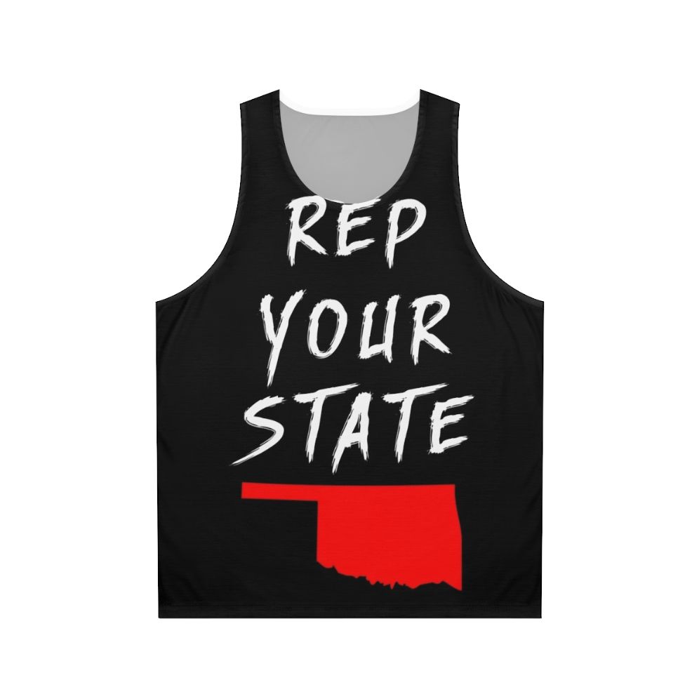 Oklahoma state pride unisex graphic tank top