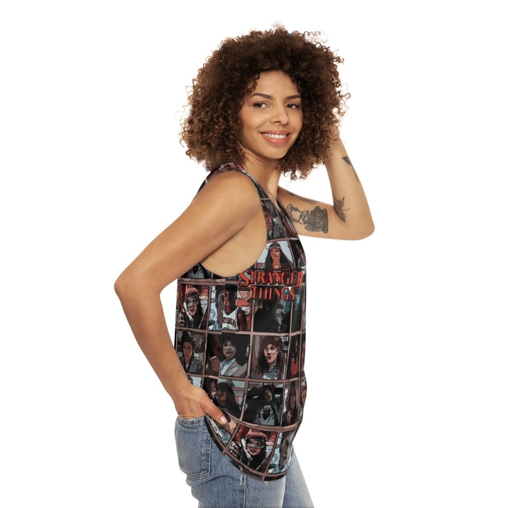 Stranger Things Fan Art Unisex Tank Top - women side