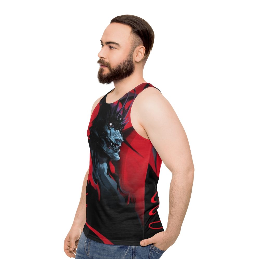 Devilman Anime Unisex Tank Top - men side