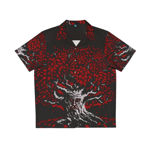 Winterfell Weirwood Hawaiian Shirt with Game of Thrones Inspired Fantasy Design