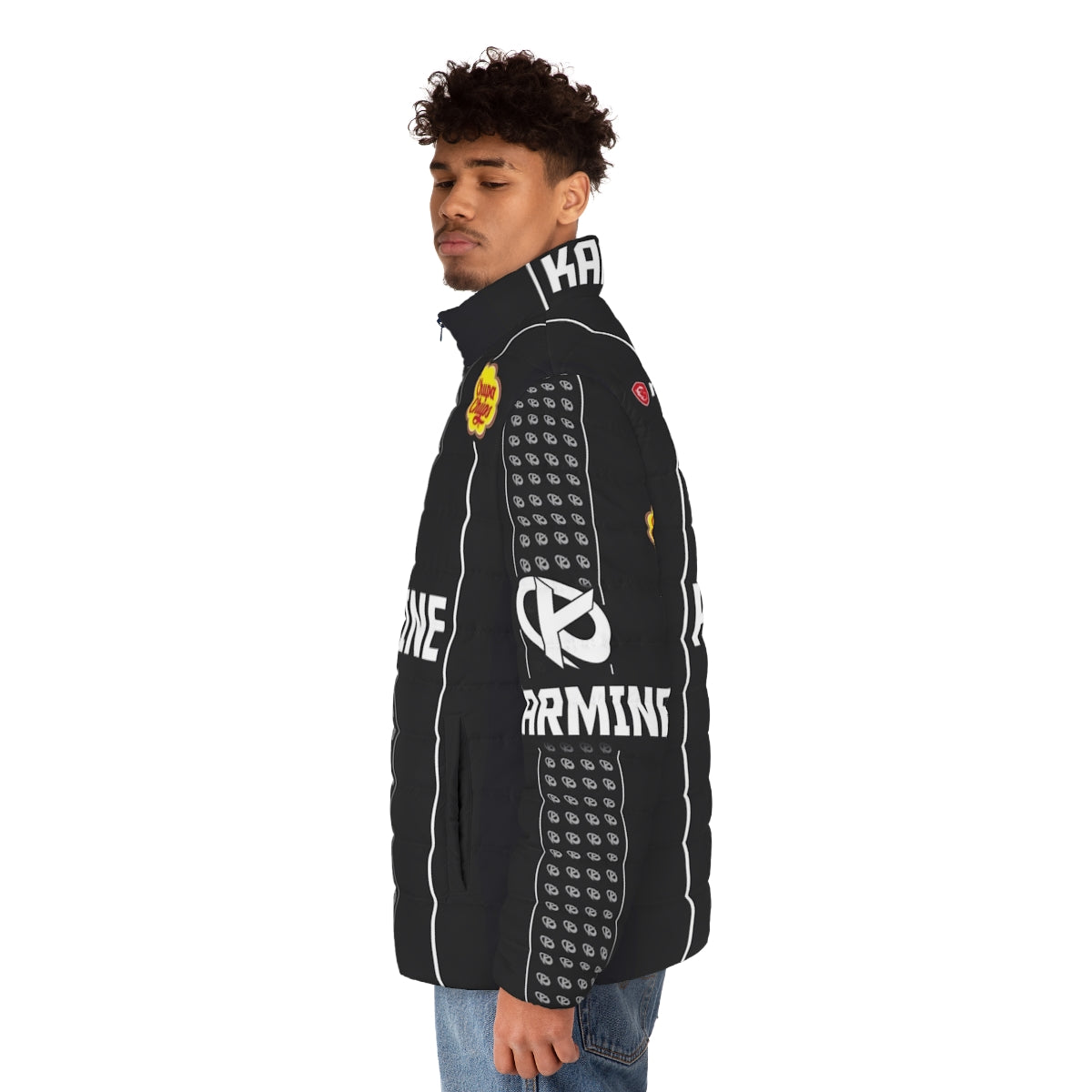 Kametoe Puffer Jacket featuring League of Legends inspired design for eSports enthusiasts - men side left