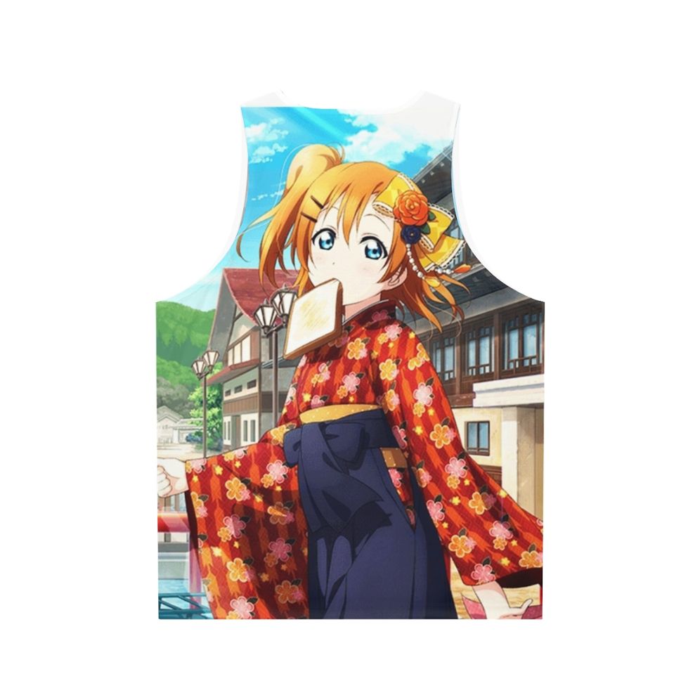 Taisho Romance Honoka Kousaka Unisex Anime Tank Top - Back