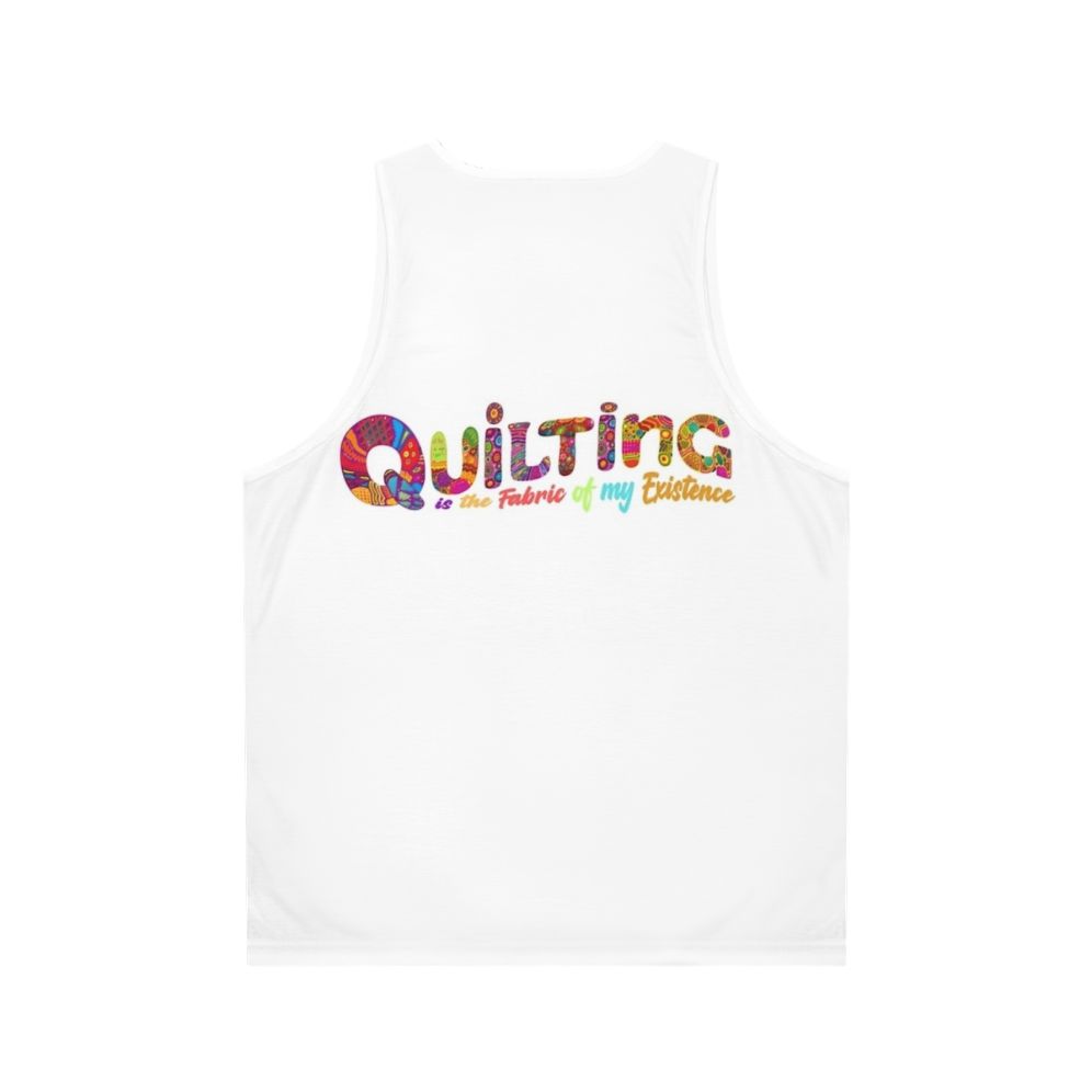 Quilted unisex tank top - Back